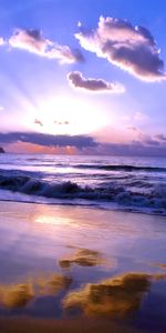 Landscape,Sky,Water,Sea,Sunset,Beach