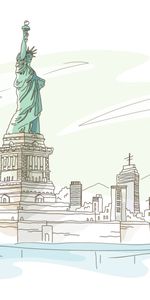 Landscape,Statue Of Liberty,Pictures