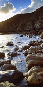 Landscape,Stones,Sea