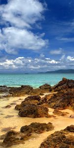 Paisaje,Stones,Nubes,Mar,Playa