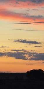 Paisaje,Puesta Del Sol,Nubes