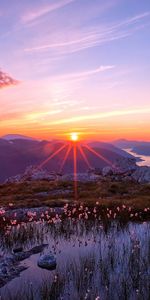 Landscape,Sunset,Mountains