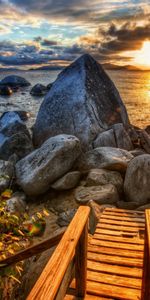 Landscape,Sunset,Sea