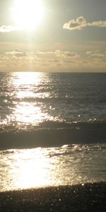 Paysage,Coucher De Soleil,Mer,Plage