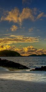 Coucher De Soleil,Paysage,Mer,Plage