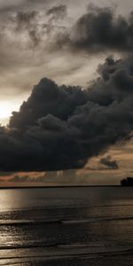 Paisaje,Puesta Del Sol,Nubes,Mar