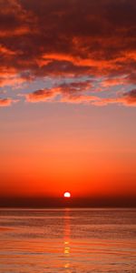 Nuages,Coucher De Soleil,Sky,Paysage,Mer