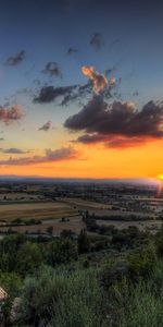 Sky,Coucher De Soleil,Paysage