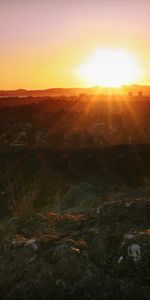 Landscape,Sunset,Sky,Sun,Children