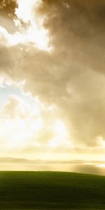 Nuages,Arbres,Les Champs,Paysage