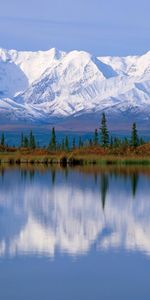 Landscape,Trees,Sky,Mountains,Water