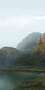 Landscape,Water,Mountains,Sea