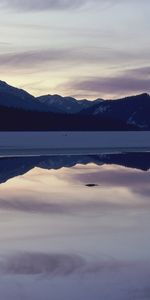 Landscape,Water,Mountains,Sunset