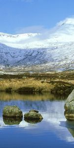 Landscape,Water,Rivers,Stones,Mountains