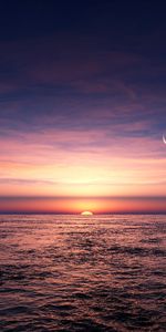 Landscape,Water,Sea,Sun,Sunset,Planets