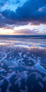 Nuages,Eau,Sky,Mer,Paysage,Plage