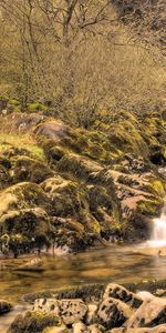 Landscape,Water,Stones,Waterfalls