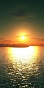 Landscape,Water,Sunset,Sea,Sun