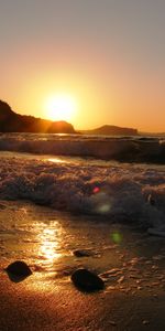 Paisaje,Agua,Puesta Del Sol,Sol,Mar,Playa