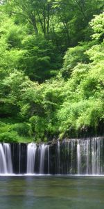 Landscape,Water,Trees,Waterfalls