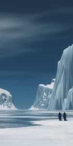 Paysage,Antarctique Arctique,Hiver,Art