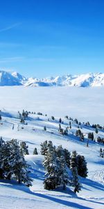 Montagnes,Hiver,Paysage