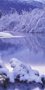 Landscape,Winter,Rivers,Snow