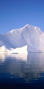 Eau,Icebergs,Hiver,Paysage,Mer