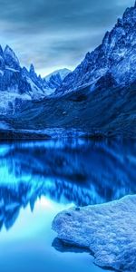 Landscape,Winter,Water,Mountains,Lakes