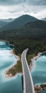 Lengris,Langris,Bridge,Island,Nature,Mountains,Road,Germany,Sea