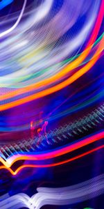 Light,Motley,Blur,Streaks,Freezelight,Abstract,Shine,Multicolored,Stripes