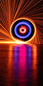 Light,Sparks,Freezelight,Shine,Long Exposure,Circles,Dark,Rotation