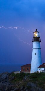 Lighthouses,Sea,Landscape