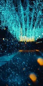 Lighting,Illumination,Decoration,Boquet,Illuminations,Holidays,Bokeh,Glare,Street