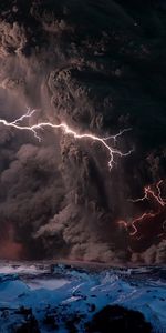 Lightning,Landscape,Mountains