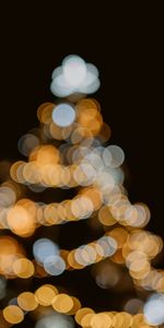 Les Lumières,Lumières,Éclat,Flou,Sapin De Noël,Arbre De Noël,Boquet,Éblouissement,Lisse,Bokeh,Abstrait