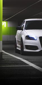 Lights,Cars,Parking,Headlights,Audi