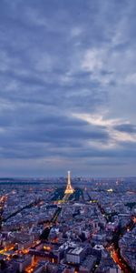 Lights,Evening,City,Cities,France,Paris