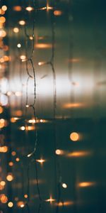 Lights,Macro,Glare,Garland,Boquet,Bokeh