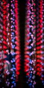 Lights,Macro,Motley,Blur,Smooth,Garland,Garlands,Light Bulbs,Multicolored