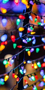 Lights,Miscellanea,Miscellaneous,Motley,Garland,Garlands,Light Bulbs,Multicolored,Glow