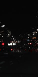 Lights,Movement,Blur,Smooth,Road,Traffic,Night,Dark,Glare