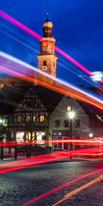 Lights,Movement,Turn,Traffic,Long Exposure,Cities,Night