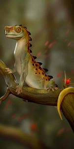 Lizard,Reptile,Art,Funny