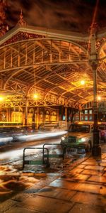 Calle,Ciudades,Noche,Luces,Las Luces,Hdr,Londres