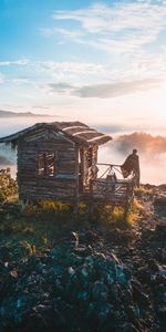 Loneliness,Privacy,Seclusion,Lodge,Small House,Indonesia,Mountains,Nature