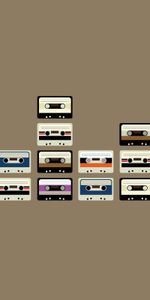 Lots Of,Multitude,Cassette,Retro,Vector