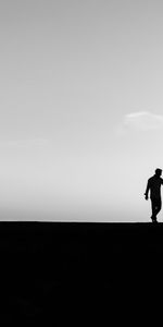 Lovers,Horizon,Silhouette,Bw,Chb,Love