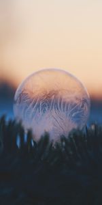 Macro,Balle,Ballon,Glace,Bulle