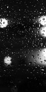 Macro,Bw,Drops,Dark,Glare,Glass,Chb